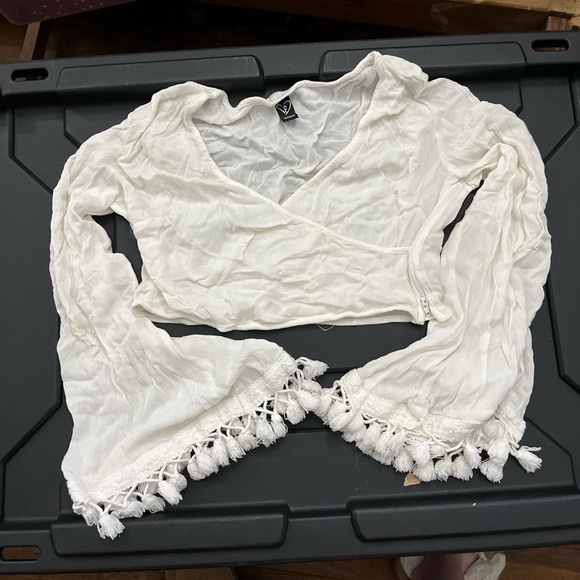 BoHo style Windsor crop top size small - Picture 1 of 12